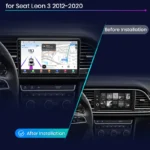 Navigație Seat Leon MK3 2012-2020 | Junsun V9 Pro Android 13 Qualcomm 8-Core Wireless CarPlay GPS - Image 2