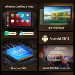 V1 AI Voice Wireless CarPlay Android Auto Radio For Audi A3 8P 2003 - 2013  4G Car Multimedia GPS 2din autoradio - Image 3