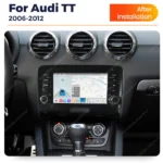 Android 14 Wireless CarPlay Car Radio Multimedia Video Player For Audi TT MK2 8J 2006-2014 Android Auto WiFi Bluetooth SWC 2Din GPS Navi Autoradio - Image 2
