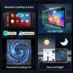 Navigație Seat Leon MK3 2012-2020 | Junsun V9 Pro Android 13 Qualcomm 8-Core Wireless CarPlay GPS - Image 4